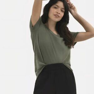 time and tru Cotton black Cargo Pants Wide Leg 16/18